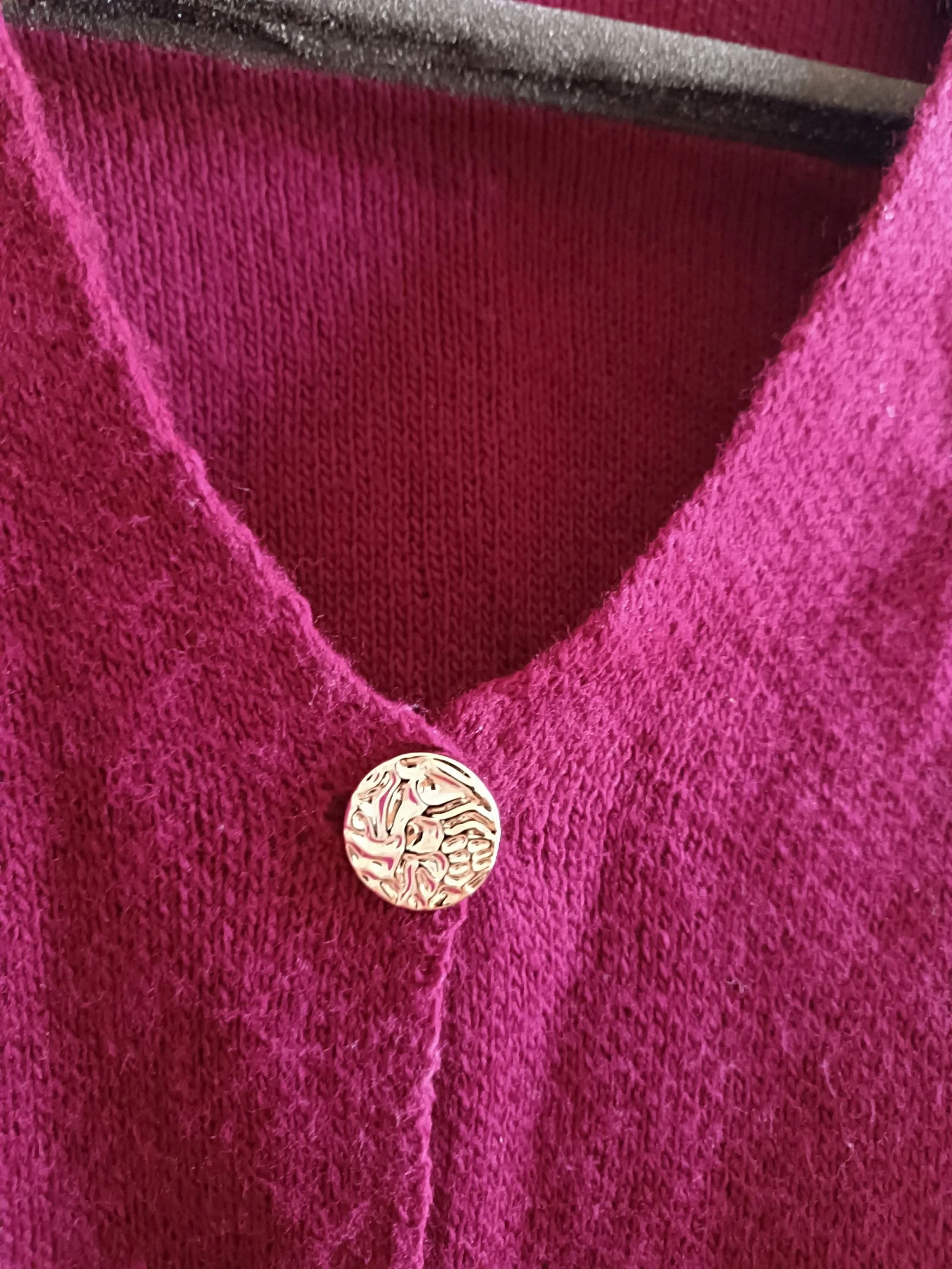 Cardigan boutons dorés - Taille unique – photo 4